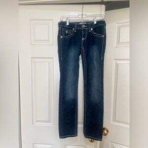 True Religion Women’s Size 25 Jeans  Straight Leg‎ Low Rise USA Limited Edition